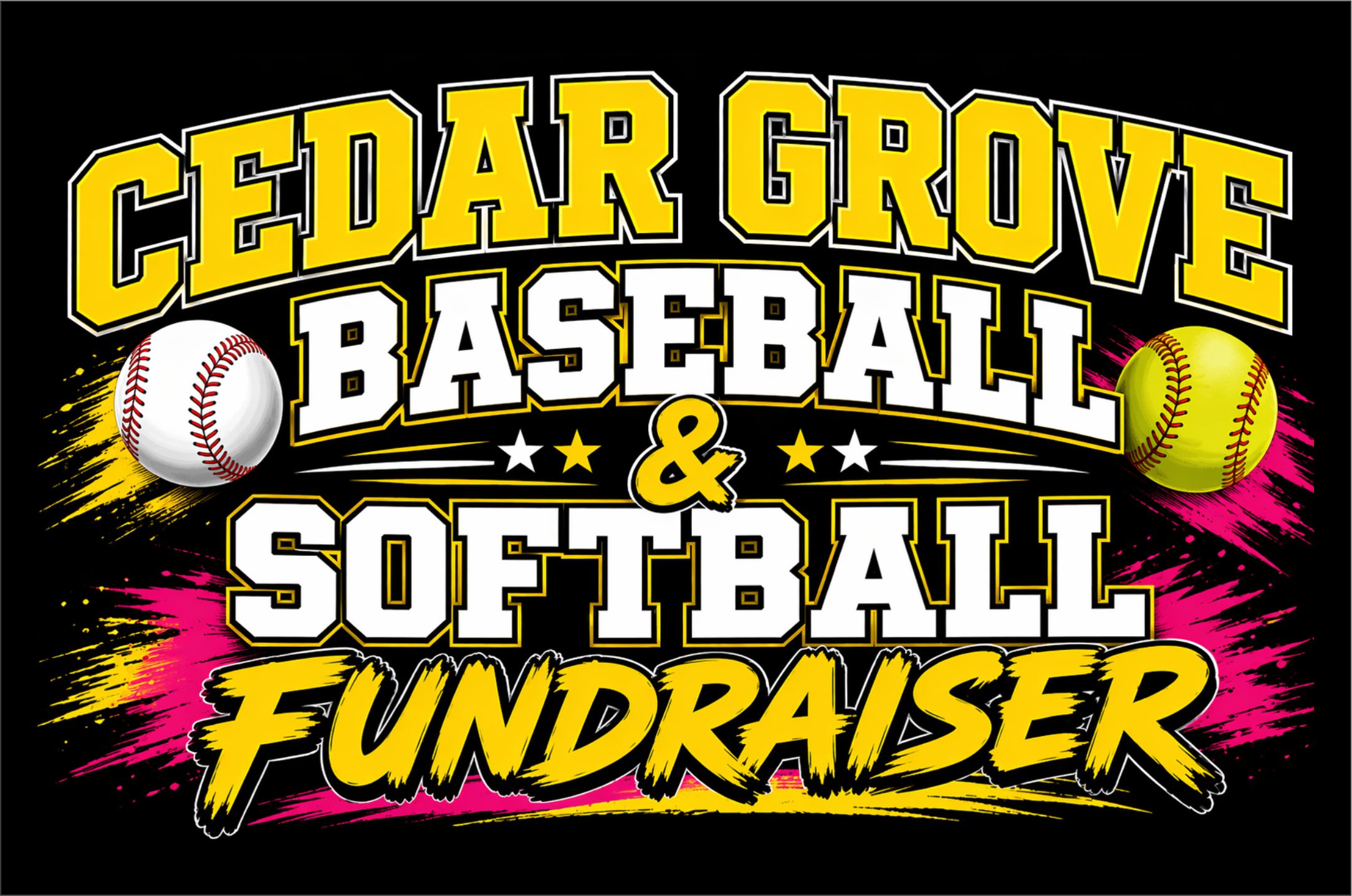 Cedar Grove Baseball & Softball Fundraiser